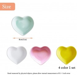 Moule silicone petite assiette en  forme coeur