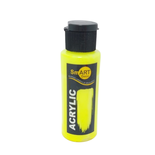 Jaune Fluo  Acrylique  70 ml