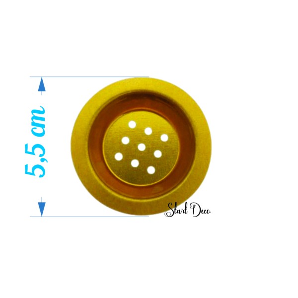 Safayette doré dimension 5,5 cm