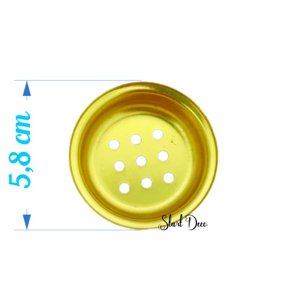 Safayette doré dimension 5,8 cm