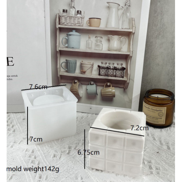 Moules en Silicone pour Pots formeCarrés