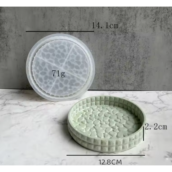 Moule en Silicone ,Plateau en cristal de diamant