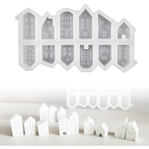 Moules en silicone pour mini-maisons