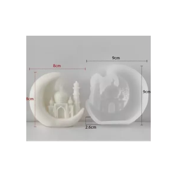 Moule en résine de silicone Lune de mosquée