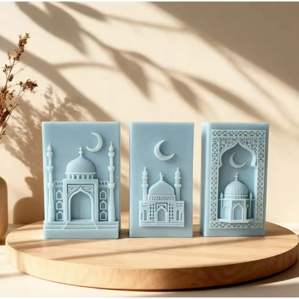 Moule  silicone rectangulaire largeur 6,5 cm de mosquée