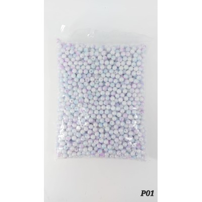 Perles marbrées 8 MM Réf :P01