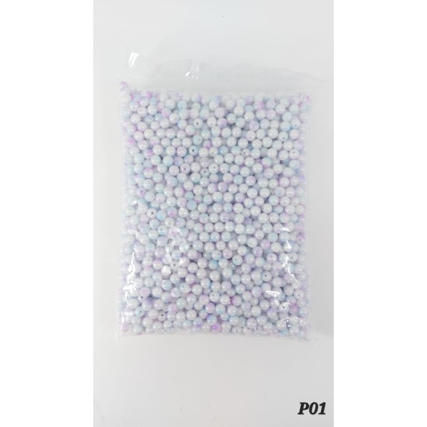Perles marbrées 8 MM Réf :P01