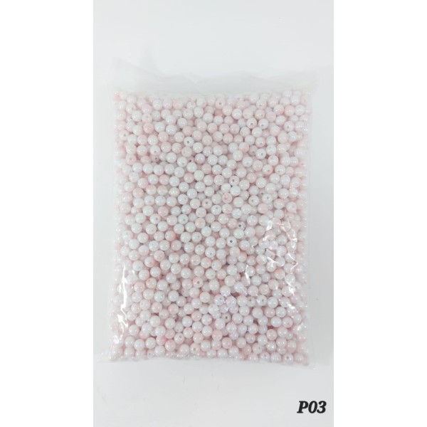 Perles marbrées 8 MM Réf :P03