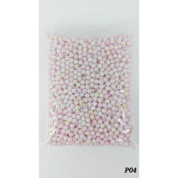 Perles marbrées 8 MM Réf :P04