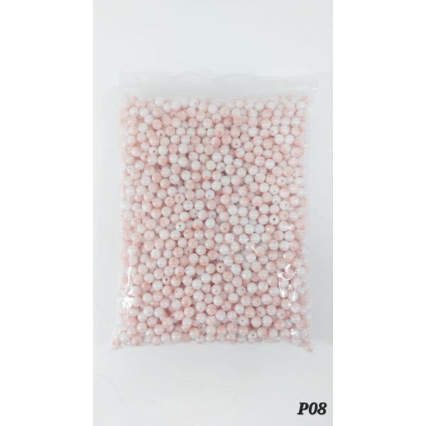 Perles marbrées 8 MM Réf :P08