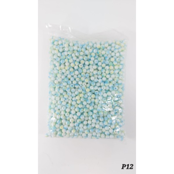 Perles marbrées 8 MM Réf :P12