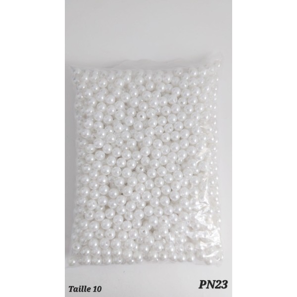 Perles nacré 10 MM Réf :PN23