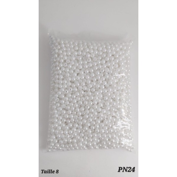 Perles nacré 10 MM Réf :PN24