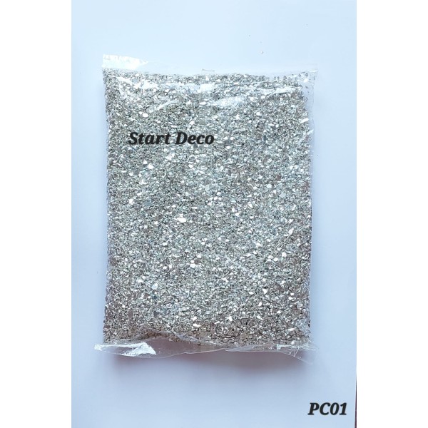 Argent 450 gr Pierres concassées métalliques