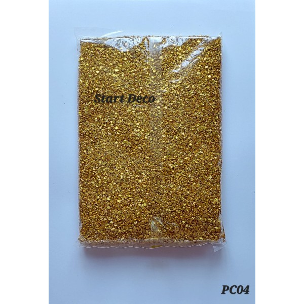 Gold 450 gr Pierres concassées métalliques