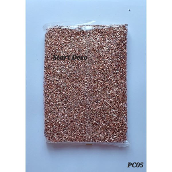 Platine 450 gr Pierres concassées métalliques