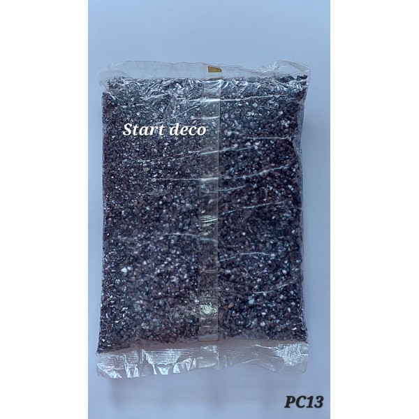 Gris charbon 450 gr Pierres concassées métalliques