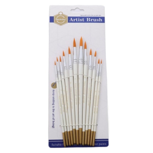 séries de 12 pinceaux keep smiling