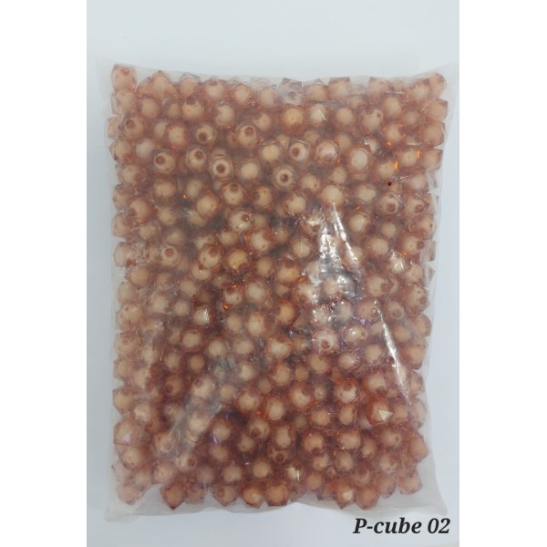 Perle cubique taille 10 MM Réf : P-cube 02