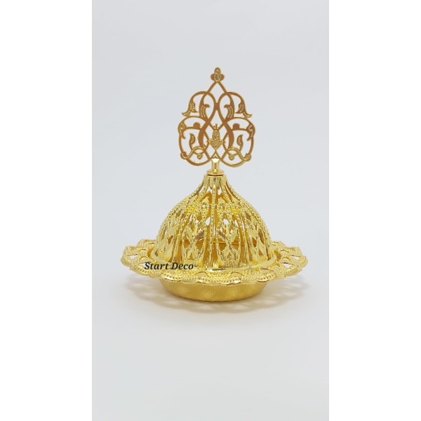 Mabkhara arabesque doré