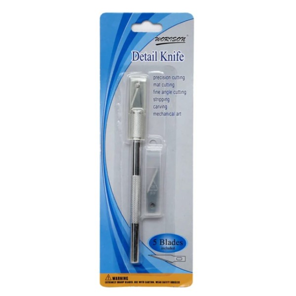 Set  de précision detail knife+12 pièces cutter rechargeable