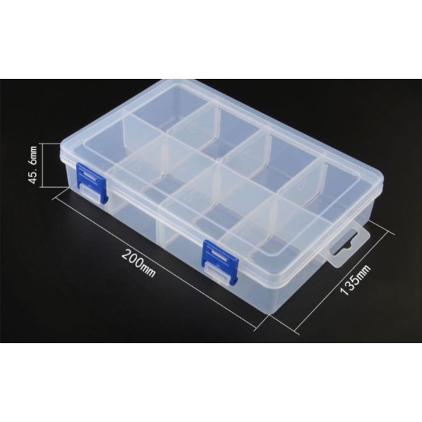 Ref 801/3 boite de rangement  bijoux plastique