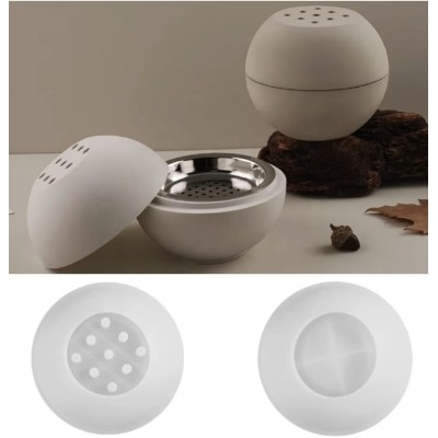 Mabkhra rond avec couvercle...