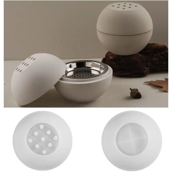 Mabkhra rond avec couvercle   Ref: Cnn-07