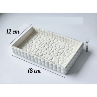 Plat craqueler   Ref: CnK-25