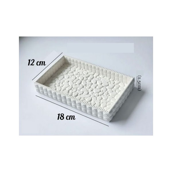 Plat craqueler   Ref: CnK-25