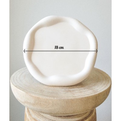 Plat rond irréglière   Ref:...