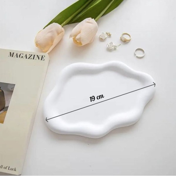 Plat ovale irrégulière   Ref: CnK-30