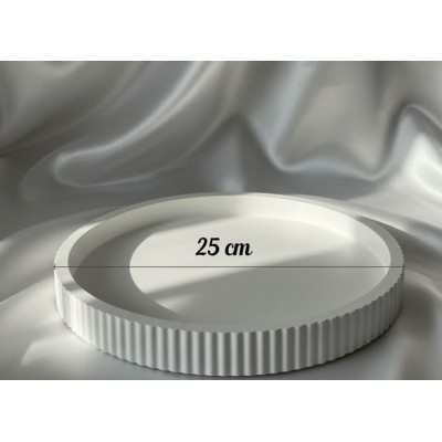 Plat rond rayure Ref: Cnn-34