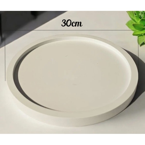 Plat rond simple diametre 30 cm Ref: Cnn-36
