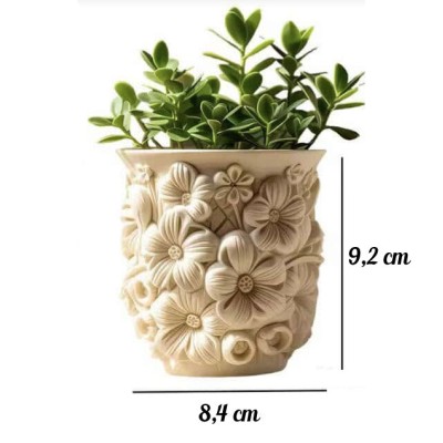 Pot texture fleur  Ref: CnK-47