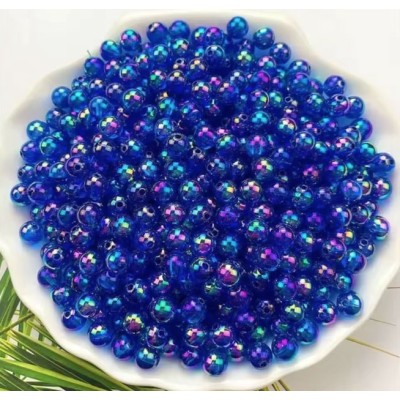 Perles bleu changeant 8 MM...