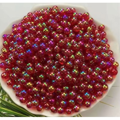 Perles rouge changeant 8 MM...