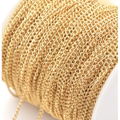 Chaîne gourmette doré