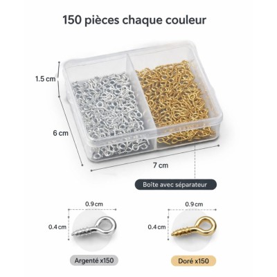 Boite clous d'œil 300...