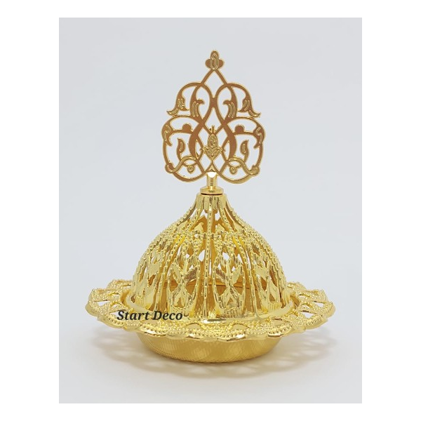 Mabkhara arabesque doré