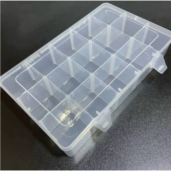 Ref 2522/6 boite plastique de rangement bijoux