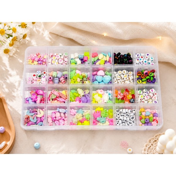 kit bijoux Perles fantaisies
