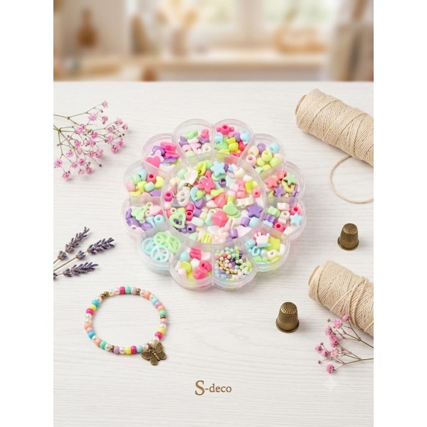 kit bijoux forme fleur