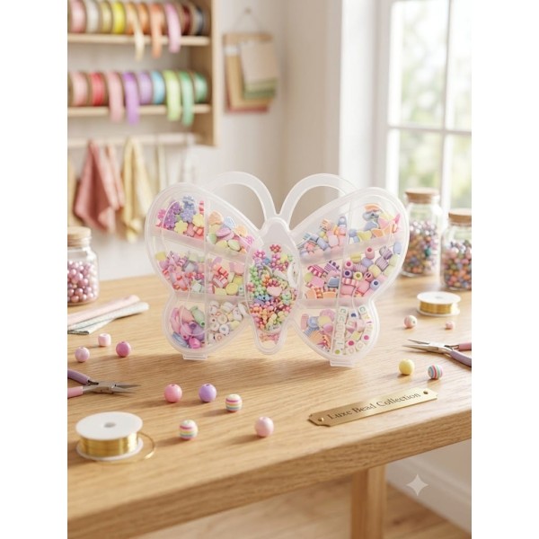 kit bijoux boite forme papillion
