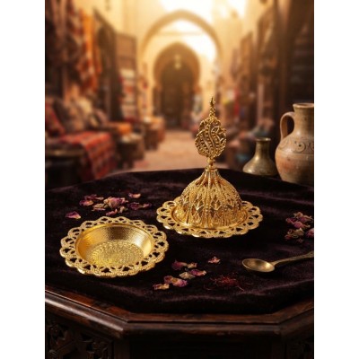Mabkhra arabesque doré