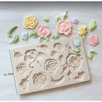 Silicone fleurs Fragrant Roses