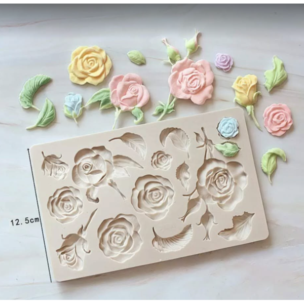 Silicone fleurs Fragrant Roses