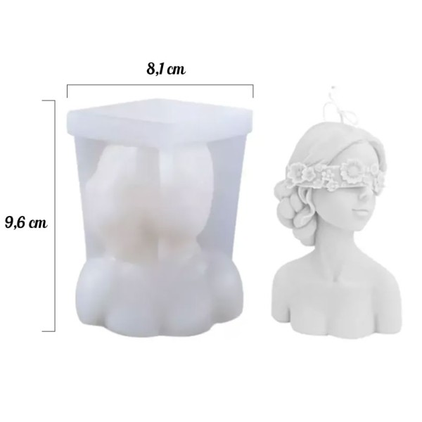 Moule en silicone 3D de femme 🎨