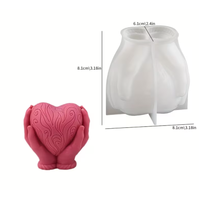Moule en Silicone 3D Mains...