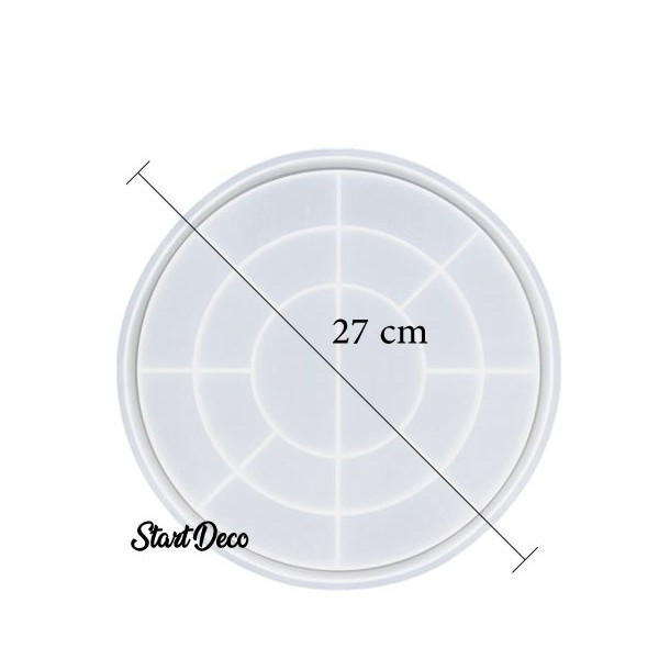 Moule en silicone rond – 27 cm 🎨